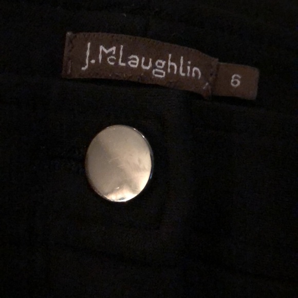 J. McLaughlin Becca Style Pants Leggings Black EUC - Picture 4 of 11